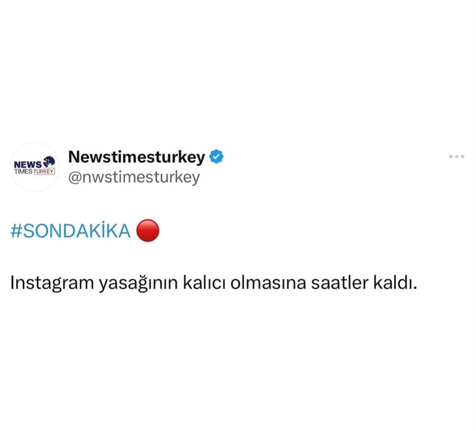 İnstagram artık kalıcı mı yasak olucak türkiyede?