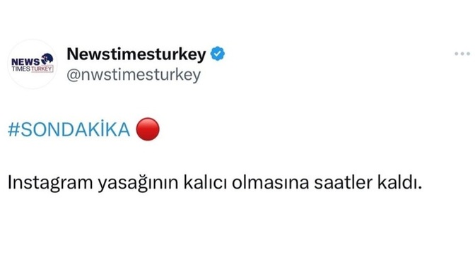 İnstagram artık kalıcı mı yasak olucak türkiyede?