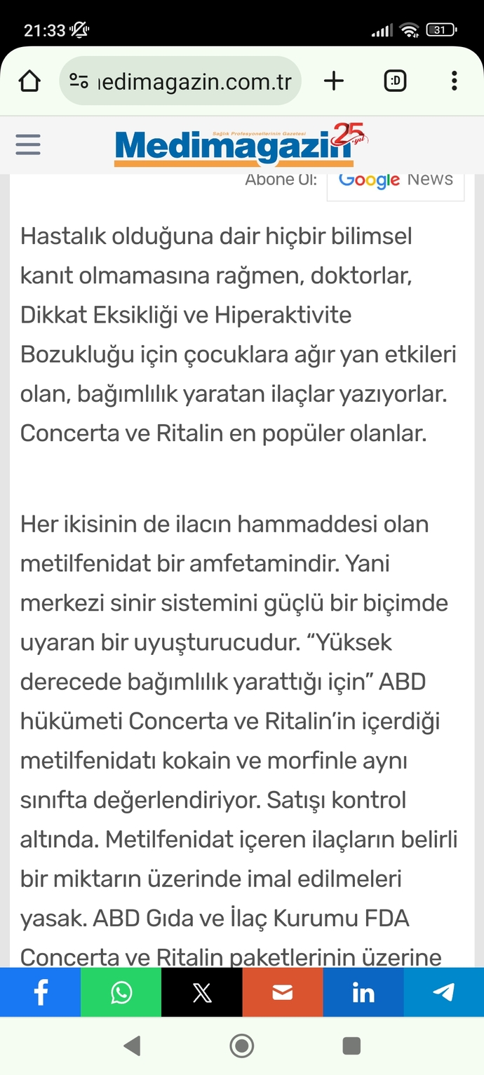 Concerta ritalin ilaçları hakkında ne düşünüyorsunuz?