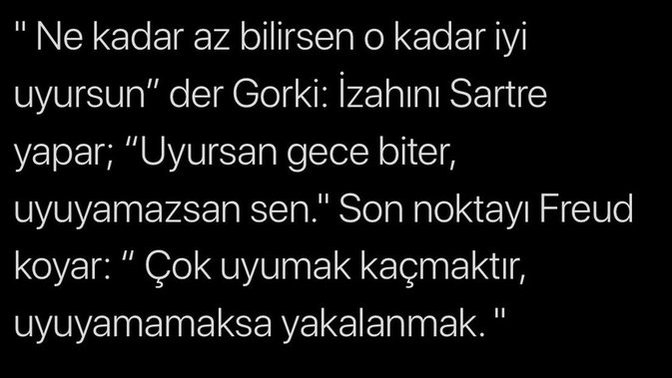 Sizi uyutan ya da  uyutmayan ne var?