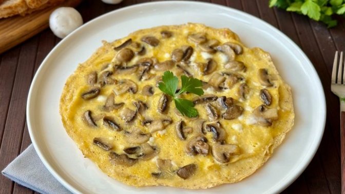 Mantarlı omlet sever misiniz?