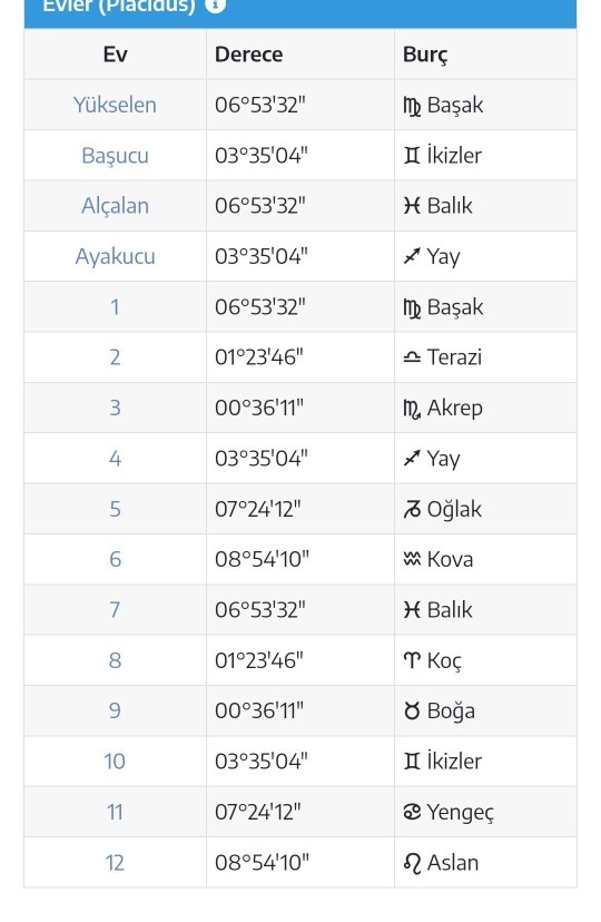 Doğum haritası yorumlamayı bilen var mı?