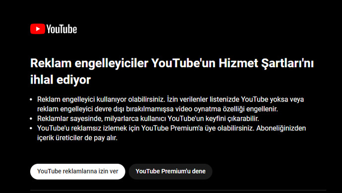 Hangi reklam engelleyiciyi kullanıyosunuz🙄😀 ?