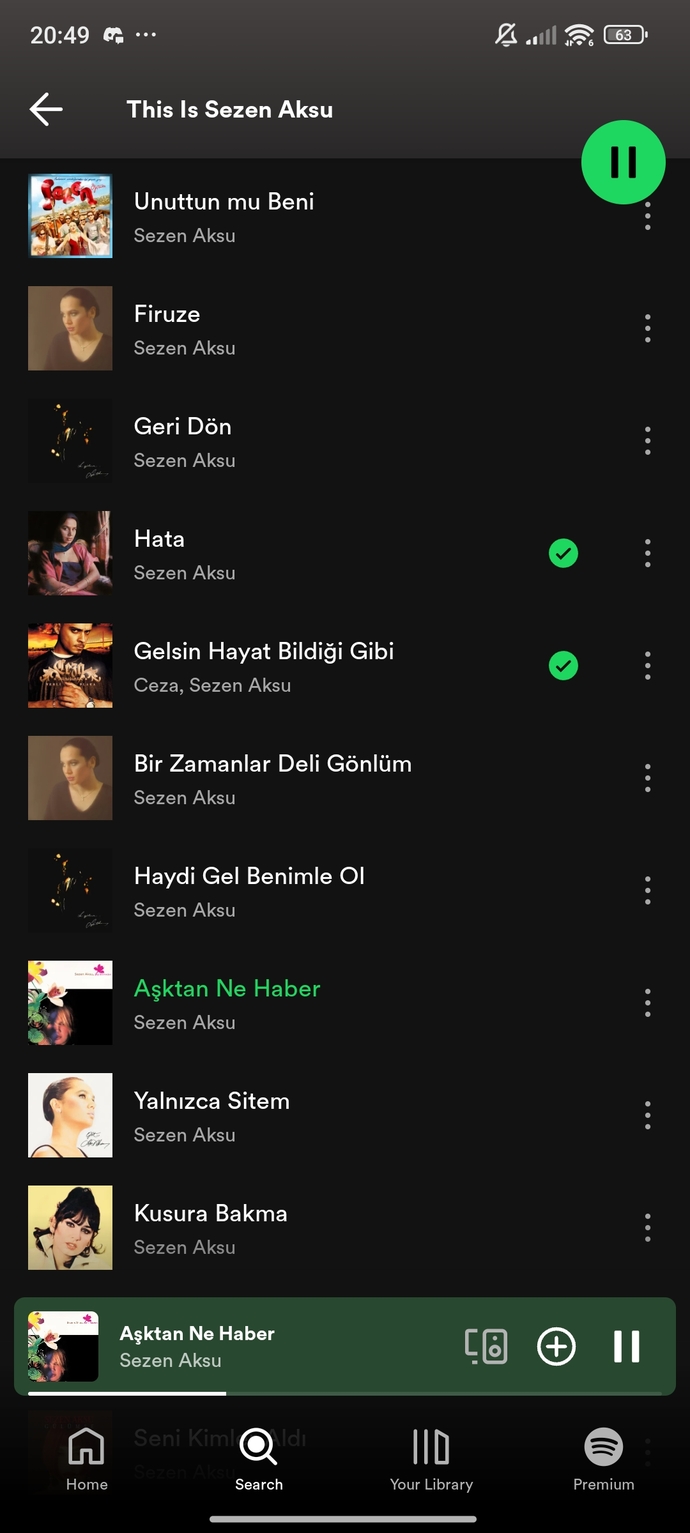 En son hangi şarkıyı dinledinizzz?