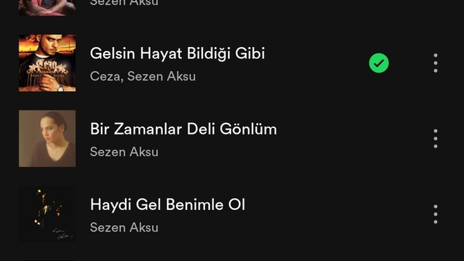 En son hangi şarkıyı dinledinizzz?