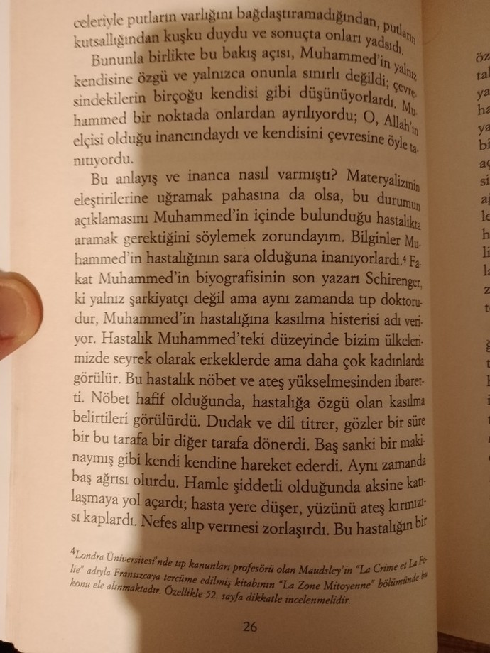Hz. Muhammed sara hastası mıydı?
