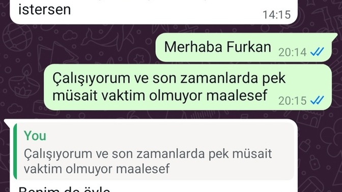 Bu nasil mi buluşma teklifi ya?