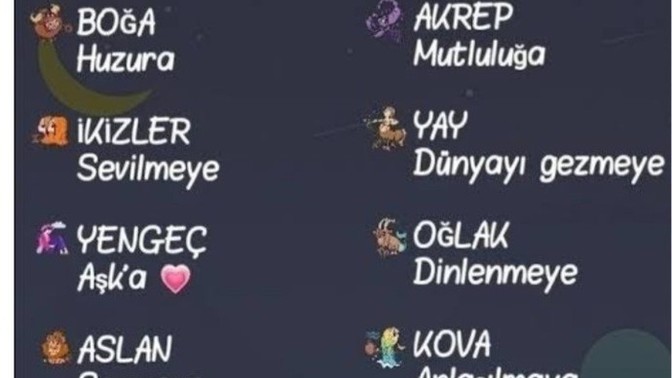 Senin neye ihtiyacın var?