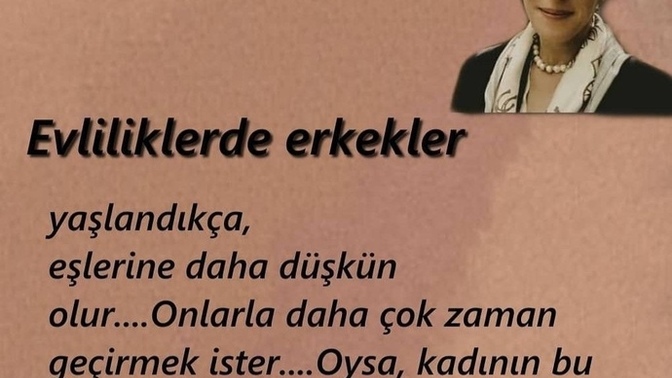 Erkekler yaşlanınca mı eşinin kıymetini anlıyor?