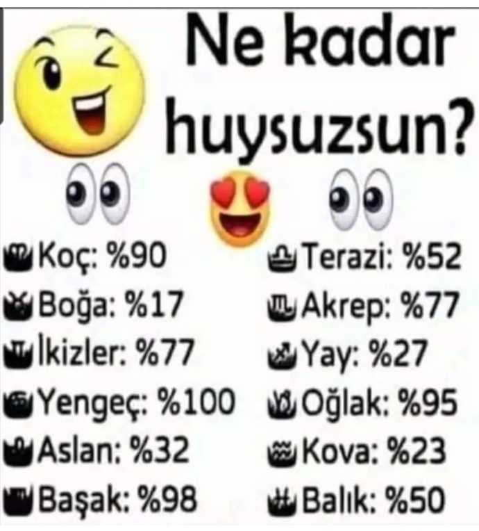 Bu soruyuda size ayırayım madem, siz ne kadar huysuzsunuz🤗 %90 çıkmışım yaş🤭🤭?