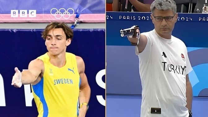 Olimpiyatta Sırıkla atlamada 6.25'lik dünya rekoru kırıldı, ve İsveçli rekortmen, Yusuf Dikeç pozunu verdi, ne düşünüyorsunuz?