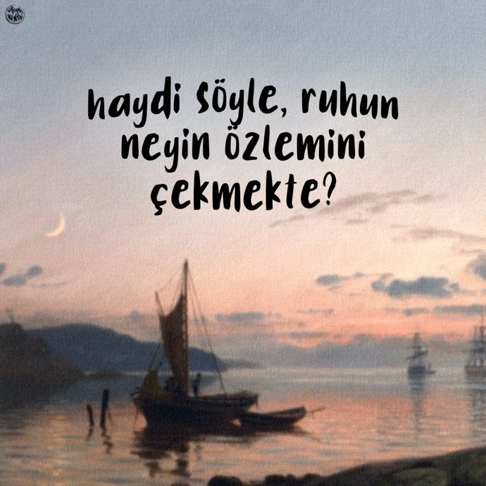 Ruhunda hissettiğin özlem nedirr?