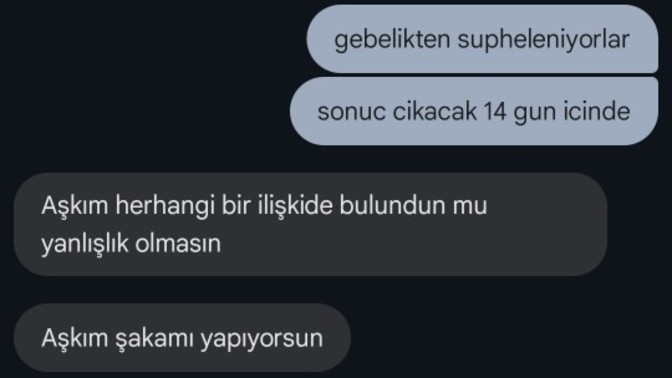 Sevgilimin rahatlığı şaka mı?