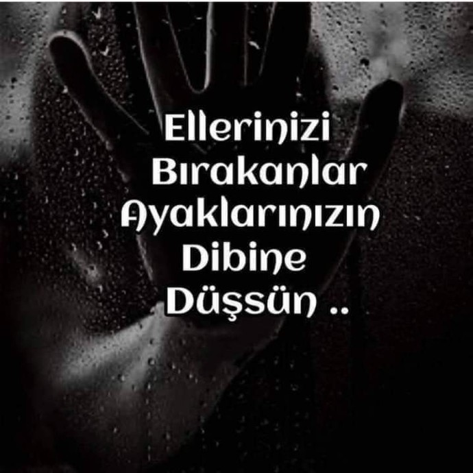 Sizi hiç bırakmıcam diye sözler verildi mi?