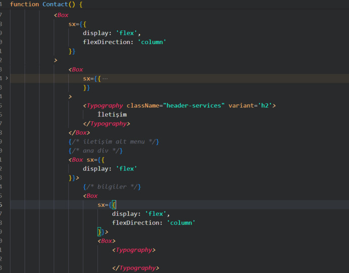 React kodlarında tuhaflık var mı? m?