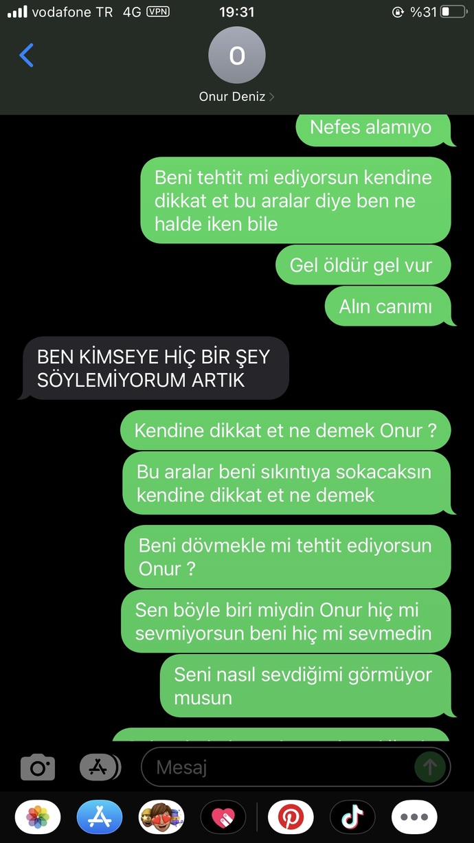 Beni gün içinde aramıyor sormuyor?