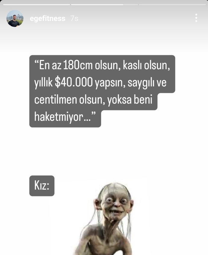 Bu benim kriterlerim peki sizin kriterleriniz neler?