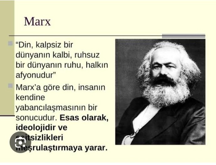 Din halkın afyonudur diyen Karl Marx haklı mı?