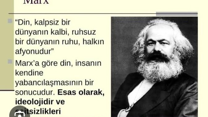 Din halkın afyonudur diyen Karl Marx haklı mı?