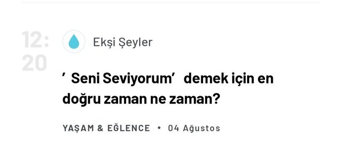 Seni seviyorum demek için en uygun zaman, ne zaman?