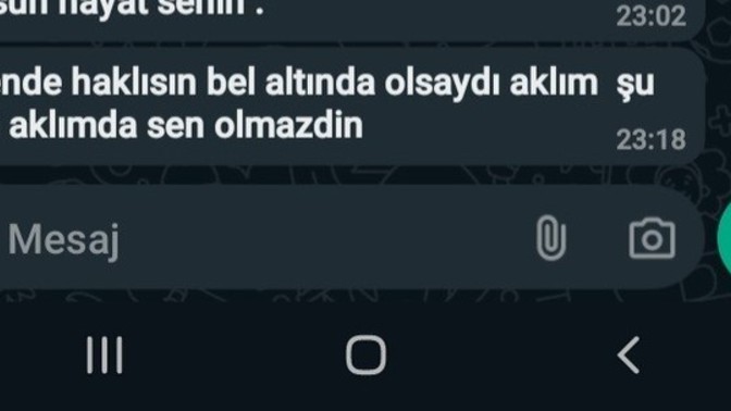 Eski sevgilim bunu dedi ne demek?