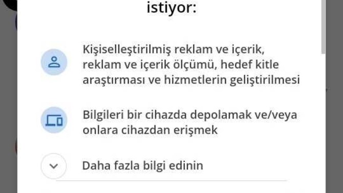 Az önce bir siteden bişey okuyacakken ekrana bu geldi?