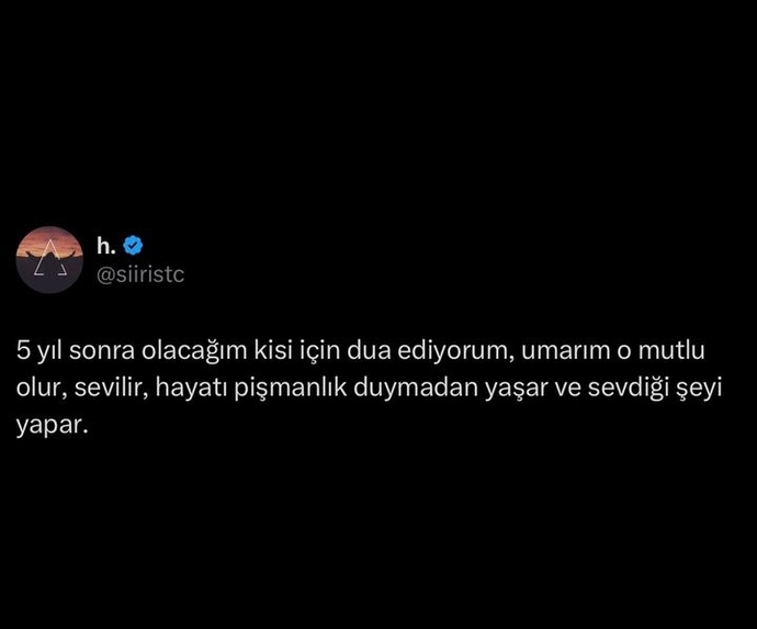 Sen 5 yıl sonrası için ne düşünüyorsun?