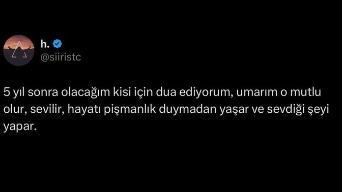 Sen 5 yıl sonrası için ne düşünüyorsun?