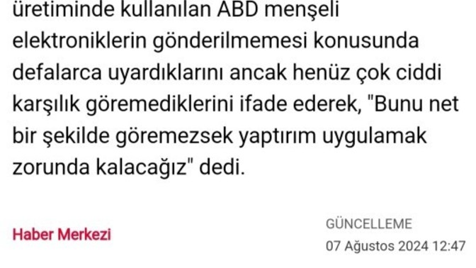 ABD'nin ekonomik yaptırımı TR'yi etkiler mi?