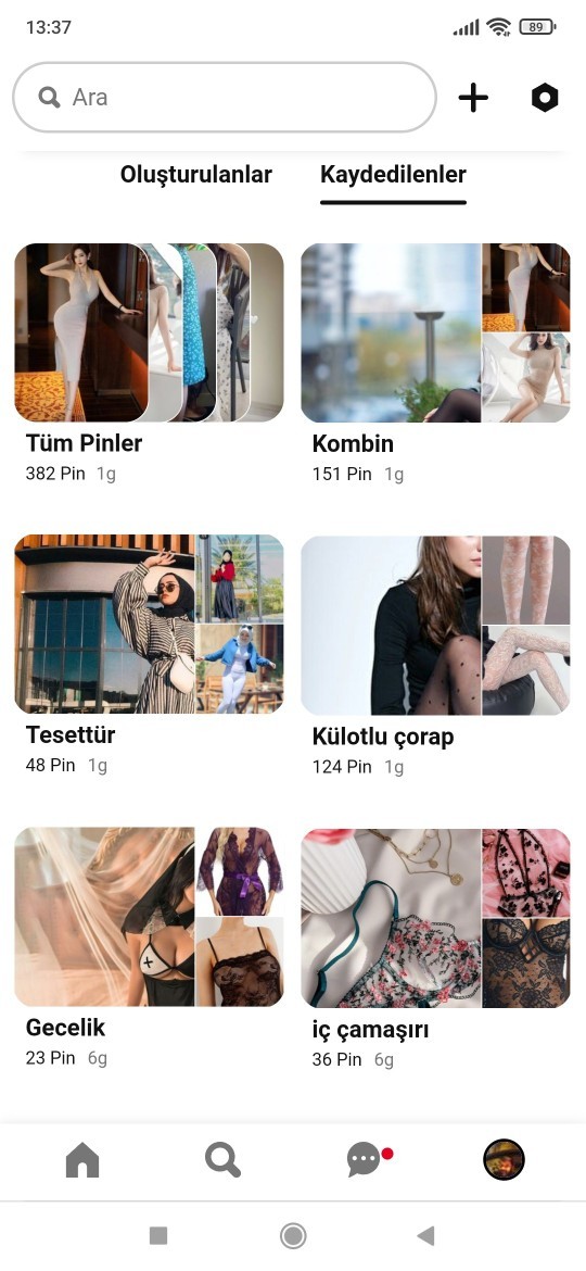 Sizin de Pinterest panonunuz var mı?