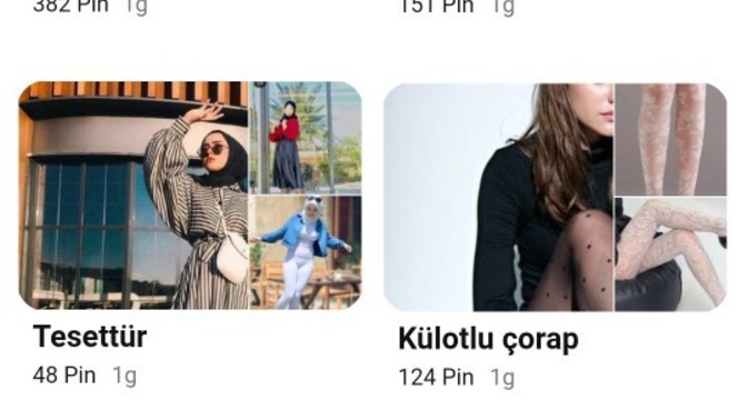 Sizin de Pinterest panonunuz var mı?