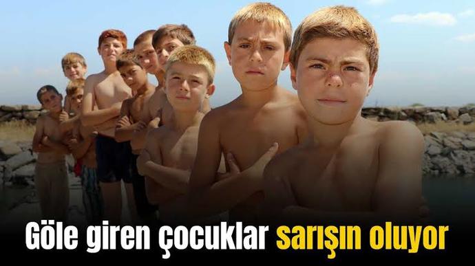 Van gölüne giren sararıyormuş. Sizde sırf sarı saçlara sahip olmak için girip yüzer miydiniz?