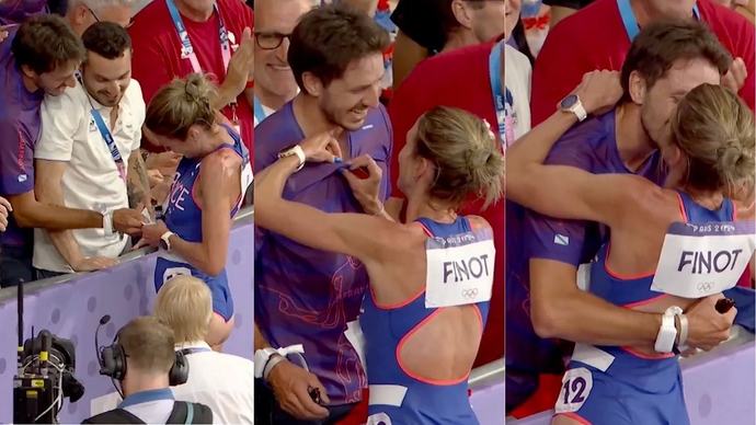 Olimpiyatlarda Avrupa rekoru kıran Fransız atlet Alice Finot, yarış sonrası erkek arkadaşına evlenme teklifi etti. Çok romantik değil mi?