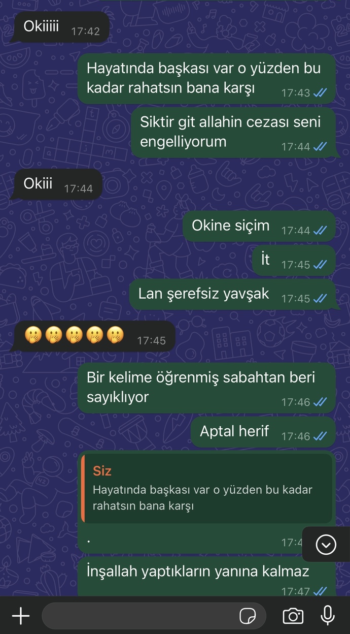 Eski sevgilim 11temmzudan beri yazmıyor sizce yazmaz mi artık?