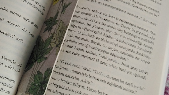 Okuduğunuz kitaptan rastgele bir sayfa açın, gözünüze çarpan ilk cümle nedir?