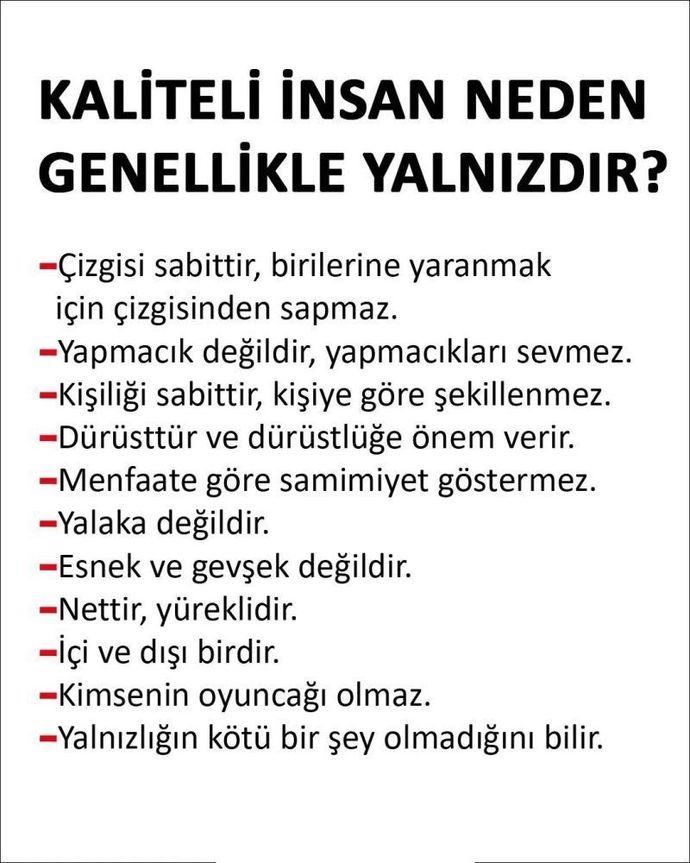 Kaliteki insan neden genellikle yalnızdır?