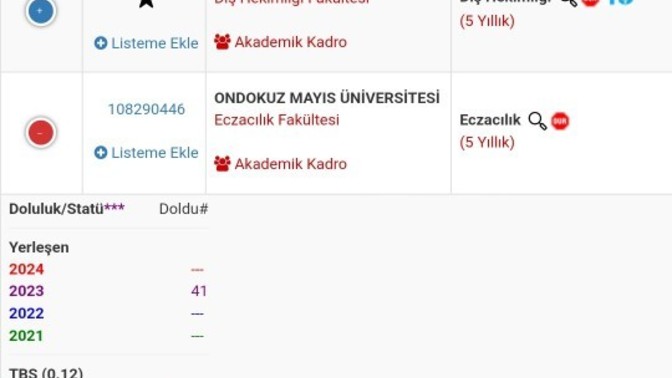 Tercih süreciiiiiii?