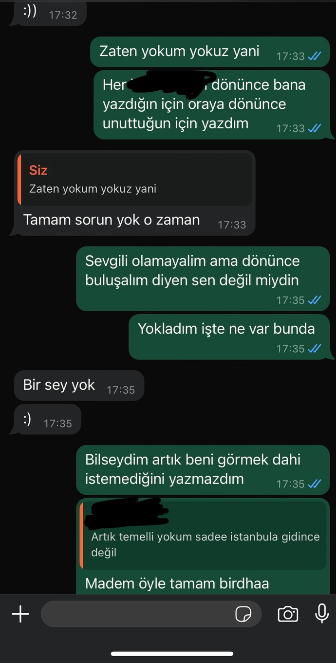 Eski sevgilim beni çok mu gönmüş😥?
