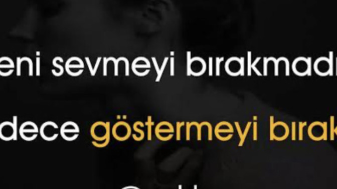 Erkek ne zaman sevmeyi bırakır?