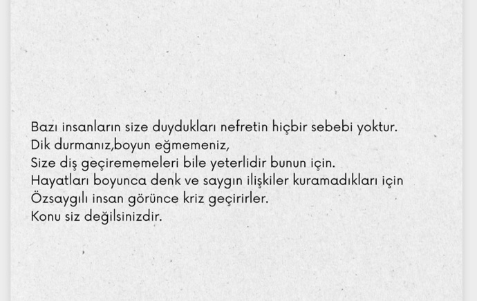 Bazı insanların size duydukları nefretin sebebi sizin gibi olmak isteyip olamamak olabilirmi?