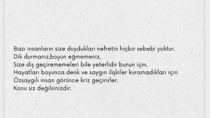 Bazı insanların size duydukları nefretin sebebi sizin gibi olmak isteyip olamamak olabilirmi?