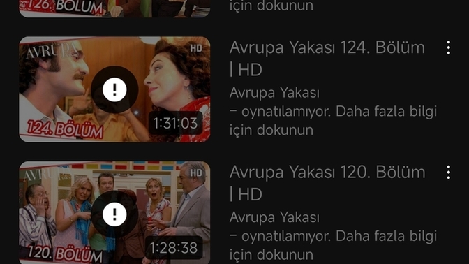 YouTube video indirme problemi?