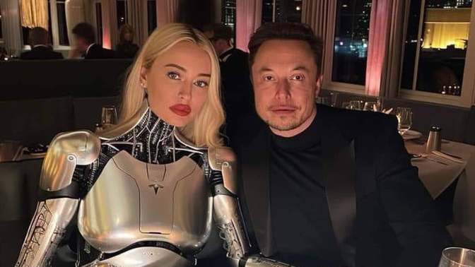 Elon Musk yapay zekalı kız arkadaşıyla yemekte! Çok itaatkar dediği yapay zeka ile sohbetten hoşlanmış. Erkekler itaat mı bekliyor?