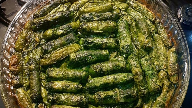 Yemek yaptım, siz hiç yediniz mi Lor Dolması?