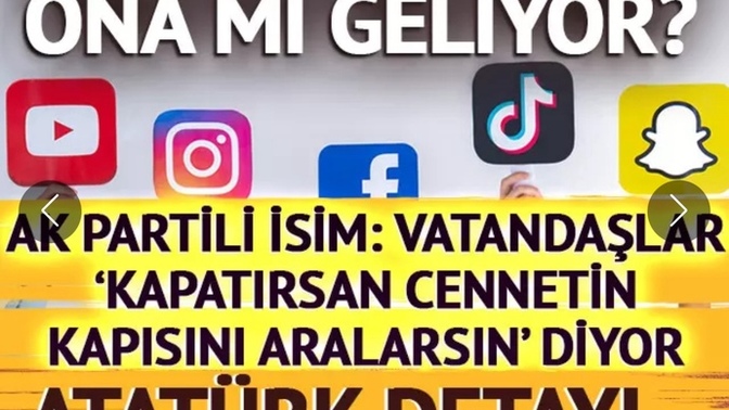 TikTokta kapatılıyor, bu konuda düşünceleriniz?
