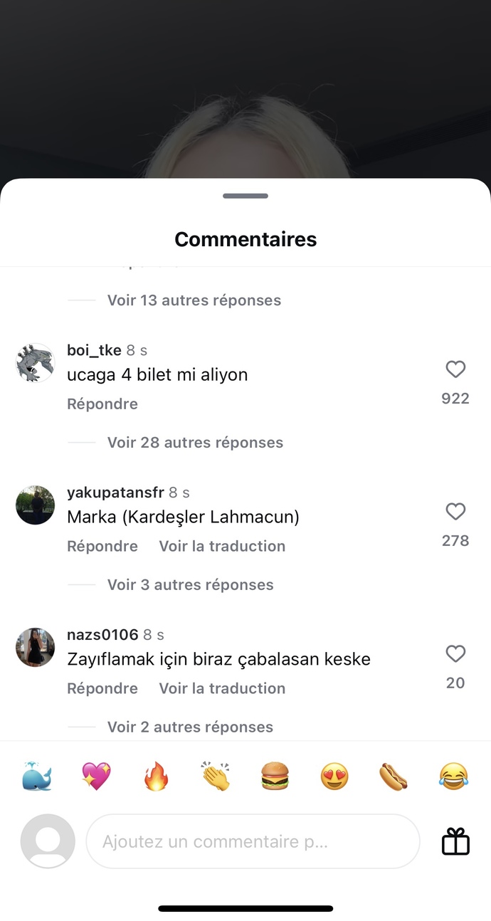 Bi kiz kilolu video cekiyor ve yorumlara bakar misiniz insanlar cok kötü degil mi?