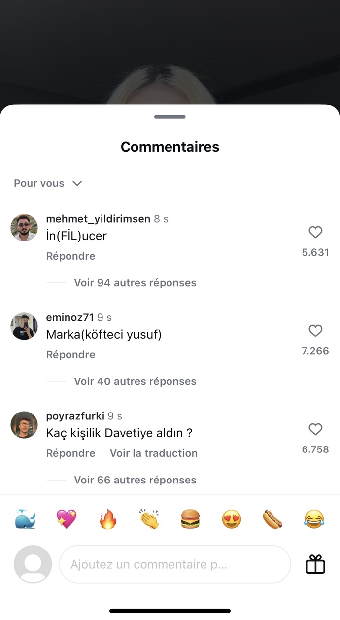 Bi kiz kilolu video cekiyor ve yorumlara bakar misiniz insanlar cok kötü degil mi?