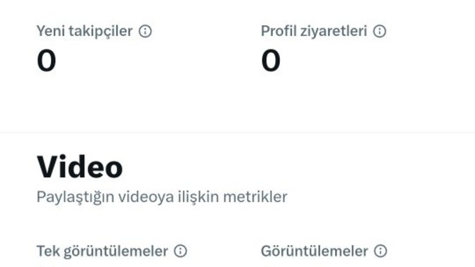 Twitter video tek görüntülenme ne demek?