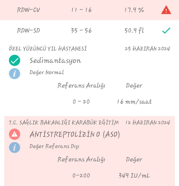 Kan tahlilleri nasıl?