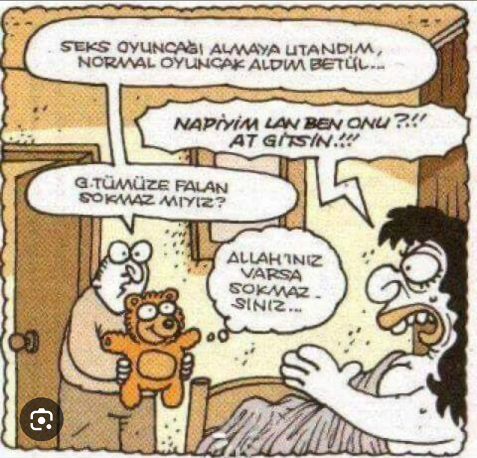 Aklıma bu geldi nedense 😃😃